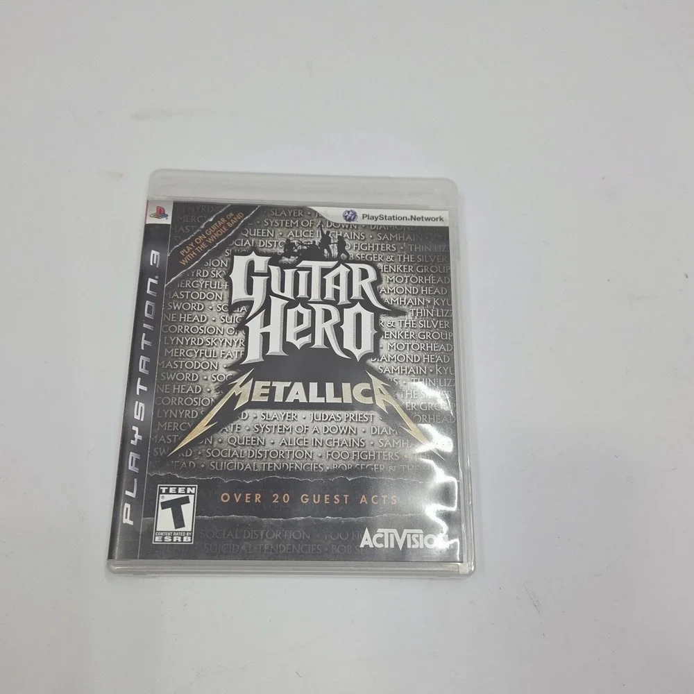 Guitar Hero Metallica PS3 PlayStation 3 Game Complete CIB Tested Clean Disc